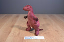 Russ 1997 Zonies Earth Zone Megabyte Red T-Rex Beanbag Plush