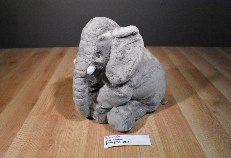 Ikea Cartoon Toys Leddjur Grey Elephant Pillow Plush