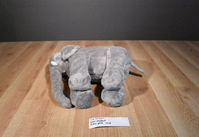 Ikea Cartoon Toys Leddjur Grey Elephant Pillow Plush