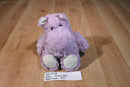 Welby Warming Buddies Purple Lavender Hippo Warming Plush