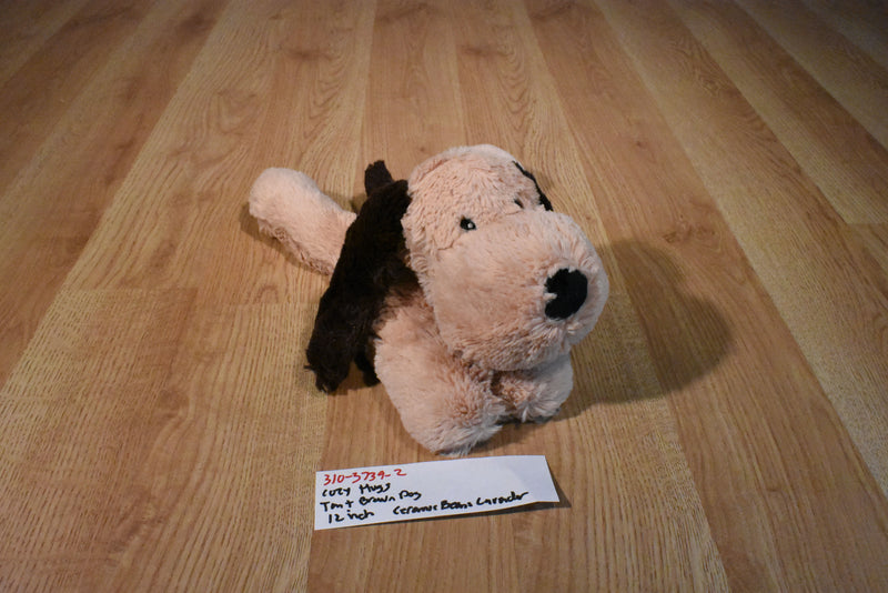 Cozy Hugs Tan and Brown Dog Warming Aromatherapy Plush