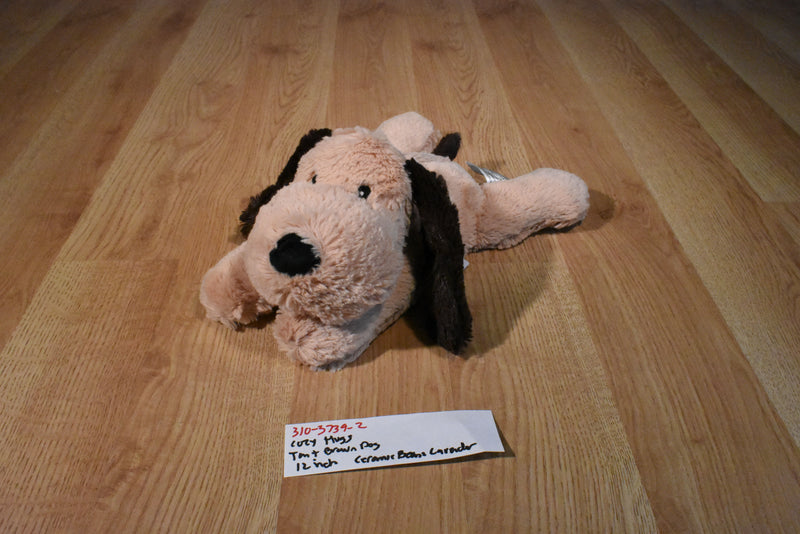Cozy Hugs Tan and Brown Dog Warming Aromatherapy Plush