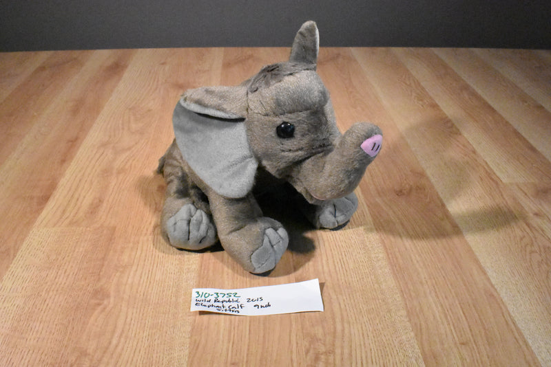 Wild Republic Sitting African Elephant Calf 2015 Beanbag Plush