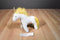 Douglas White Gold Unicorn Beanbag Plush