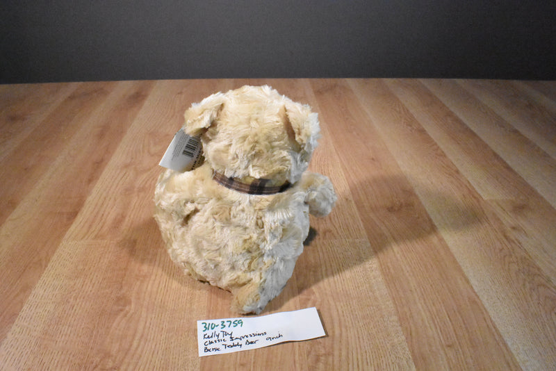 Kellytoy Classic Impressions Beige Teddy Bear Beanbag Plush