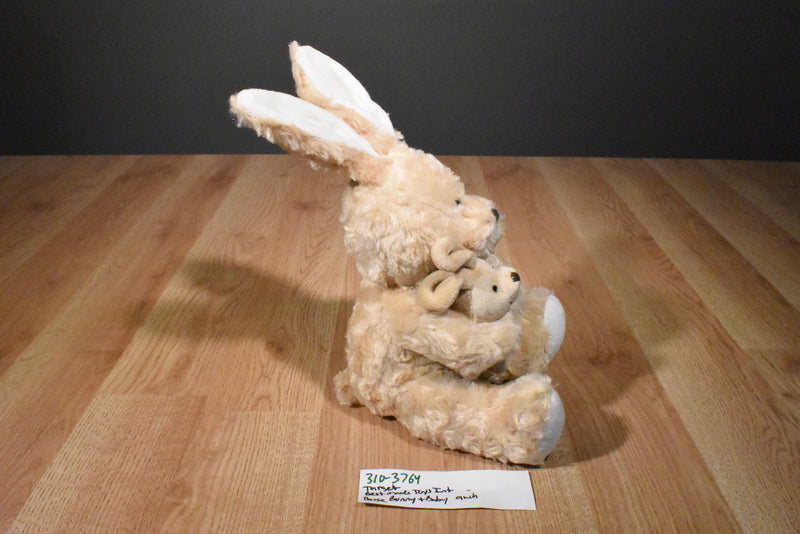 Best Made Toys Target Beige Bunny Rabbit and Baby Plush