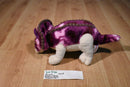 Aurora Purple and Beige Triceratops Plush