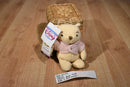 Disney Store Classic Pooh in Pink Sweater Beanbag Plush