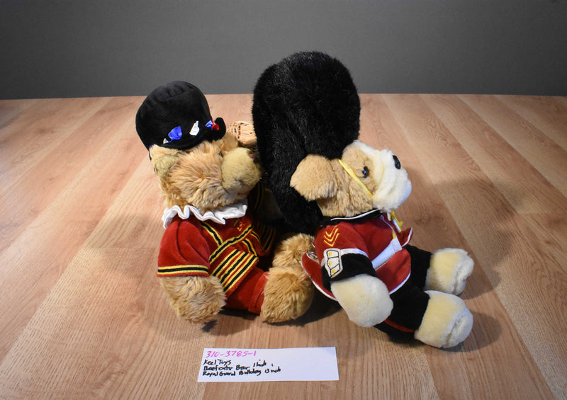 Keel Toys Royal Guard Bulldog and Beefeater Bear Plush