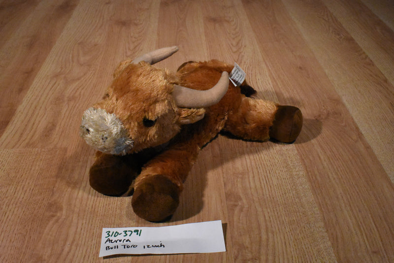 Aurora Flopsies Toro the Brown Bull Beanbag Plush
