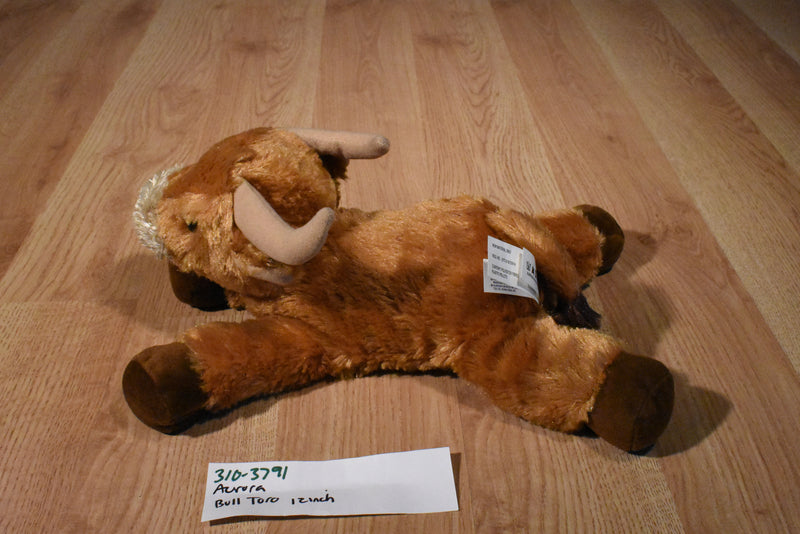Aurora Flopsies Toro the Brown Bull Beanbag Plush