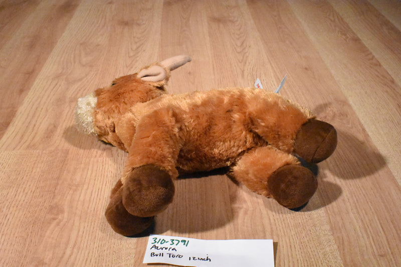 Aurora Flopsies Toro the Brown Bull Beanbag Plush