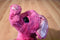 Aurora Dreamy Eyes Pink Elephant Beanbag Plush