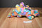 Gitzy Neon Rainbow Stegosaurus Dinosaur Plush