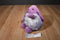 Color Rich Round Fluffy Purple Bunny Rabbit Beanbag Plush