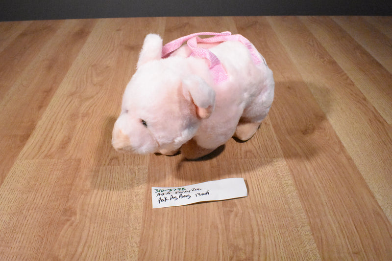 A&A Fancy Zoo Pink Pig Plush Bag Purse