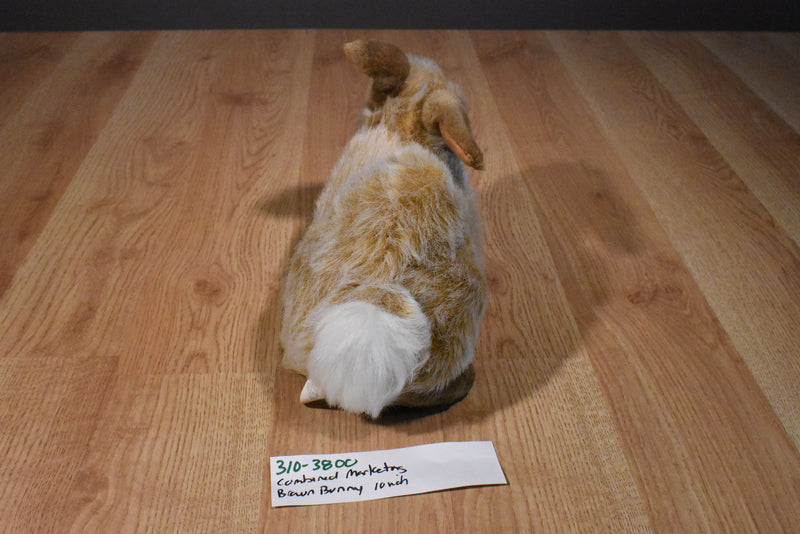 Combined Marketing Brown Bunny Plush with Red Eyes