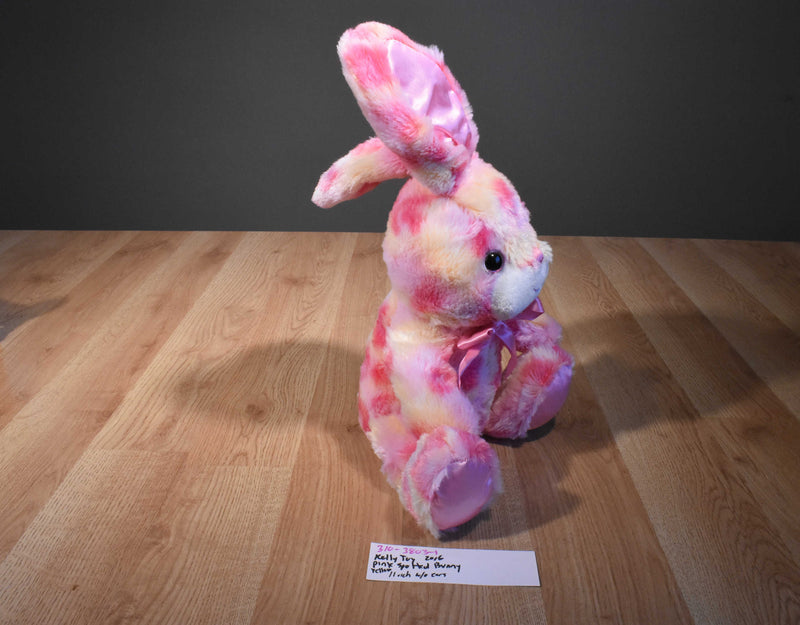 Kelly Toy Pink Yellow White Bunny Rabbit 2016 Plush With Pink Bow