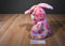 Kelly Toy Pink Yellow White Bunny Rabbit 2016 Plush With Pink Bow