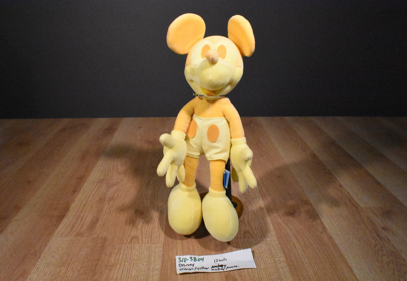 Cartoon Characters Disney Orange Yellow Mickey Mouse Plush