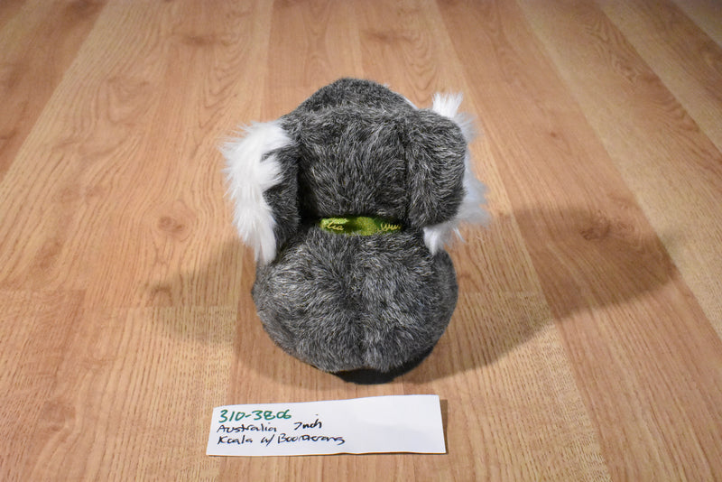 Australian Design Koala Plush with a Plastic Boomerang