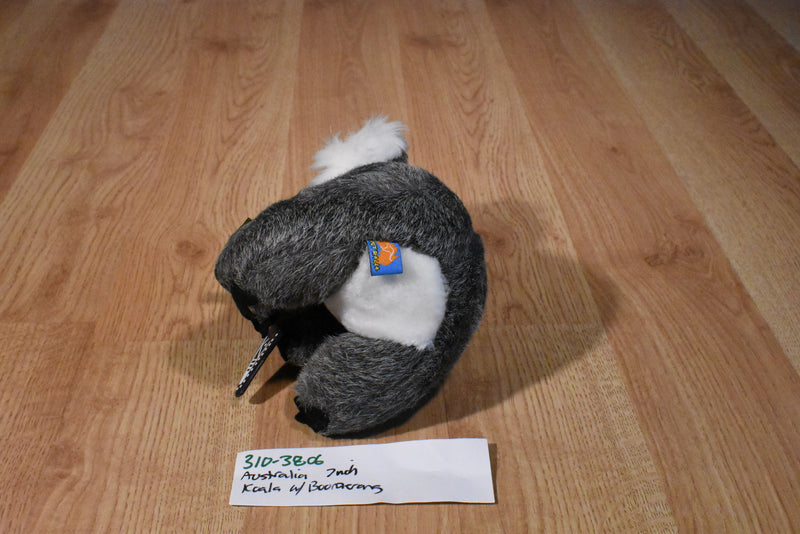 Australian Design Koala Plush with a Plastic Boomerang