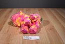 Wild Republic Pink Purple Yellow Patch Bear 2015 Beanbag Plush