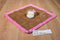 Tiddliwinks Brown Pink Monkey Security Blanket