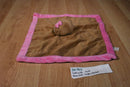 Tiddliwinks Brown Pink Monkey Security Blanket