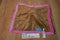 Tiddliwinks Brown Pink Monkey Security Blanket