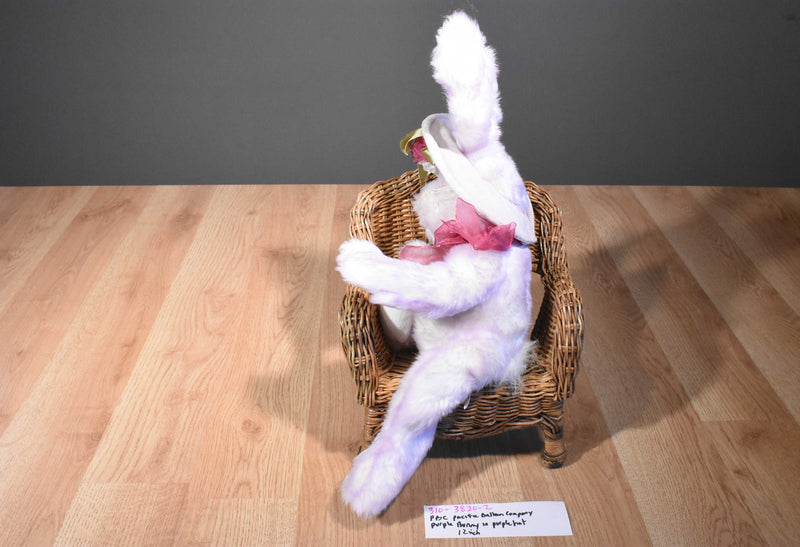 PBC Pacific Balloon Company Purple Bunny Rabbit Beanbag Plush