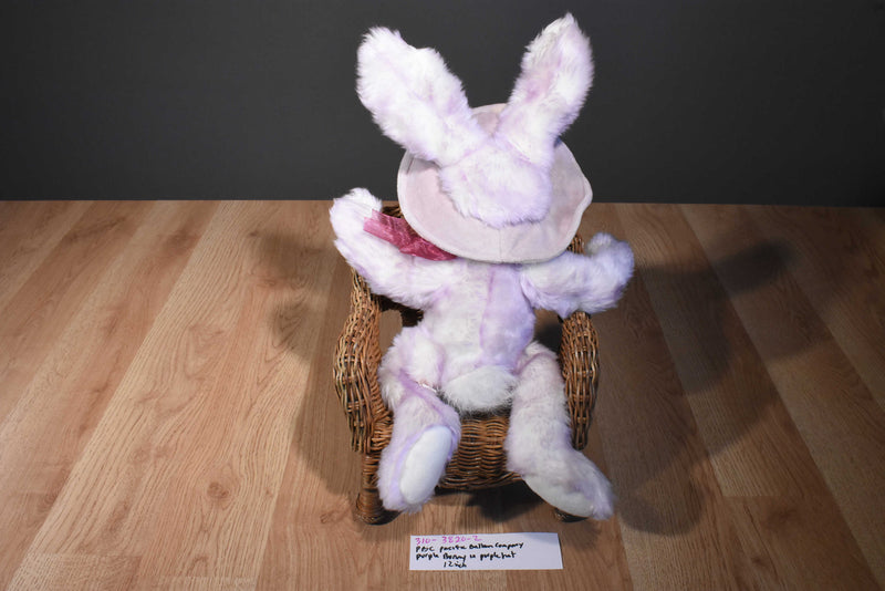 PBC Pacific Balloon Company Purple Bunny Rabbit Beanbag Plush