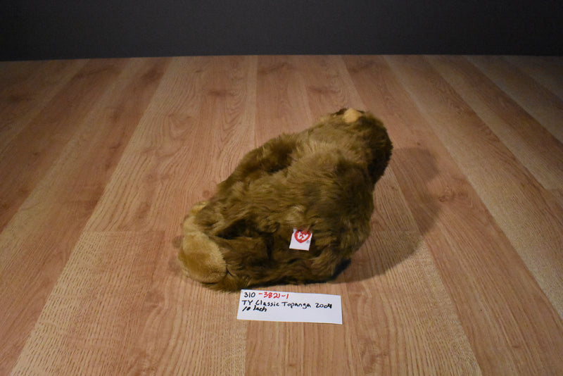 Ty Classic Topanga Brown Monkey Chimp Ape 2004 Beanbag Plush