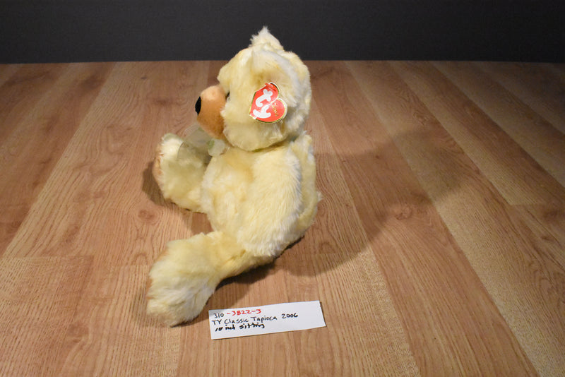 Ty Classic Tapioca Cream Colored Bear 2006 Beanbag Plush