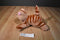 Tonka Pound Purries Brown Tabby Cat 1985 Plush with Blue Eyes