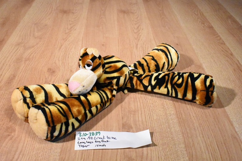 It's All Greek To Me Tiger With Long Legs Big Feet Plush