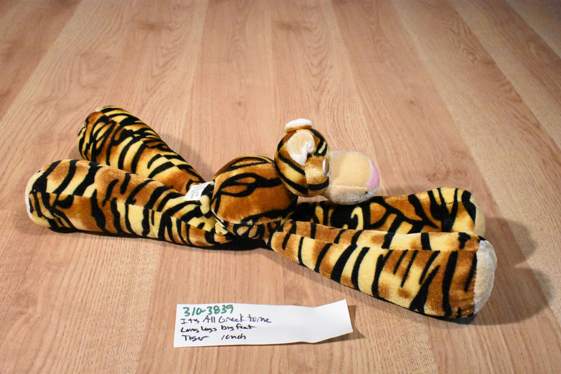 It's All Greek To Me Tiger With Long Legs Big Feet Plush