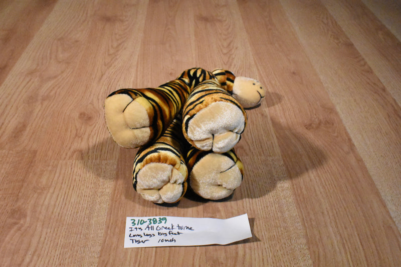 It's All Greek To Me Tiger With Long Legs Big Feet Plush