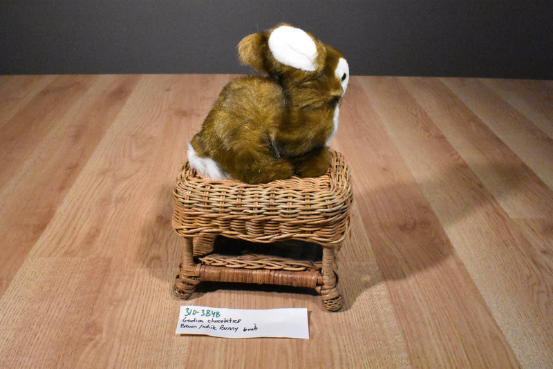 Godiva Chocolatier Brown and White Bunny Rabbit Plush