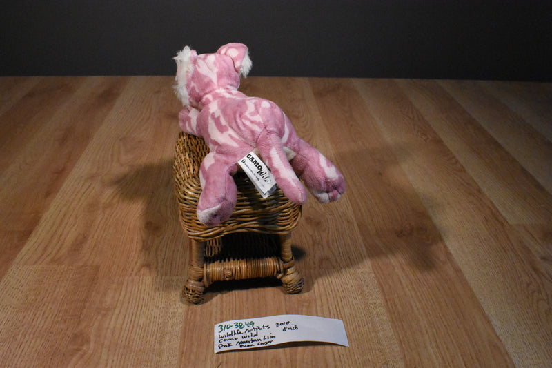 Wildlife Artists Camo Wild Realtree Pink Cougar Cub 2010 Beanbag Plush