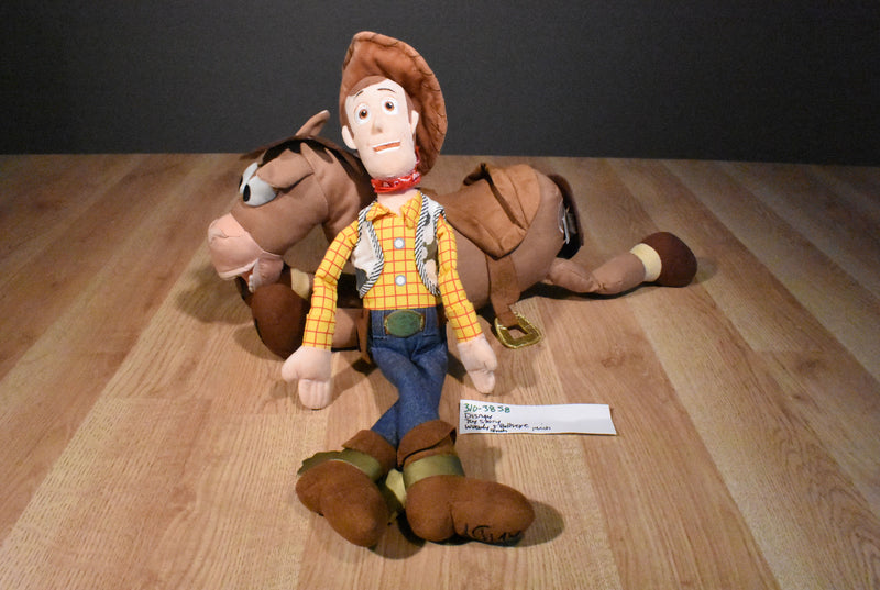 Disney Store Pixar Toy Story Woody and Bullseye Plush