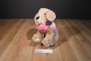 Kellytoy Yellow Lab Golden Retriever Puppy With Pink Bone 2017 Plush