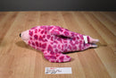 The Petting Zoo Pink and Purple Spotted Seal 2014 Beanbag Plush