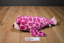 The Petting Zoo Pink and Purple Spotted Seal 2014 Beanbag Plush