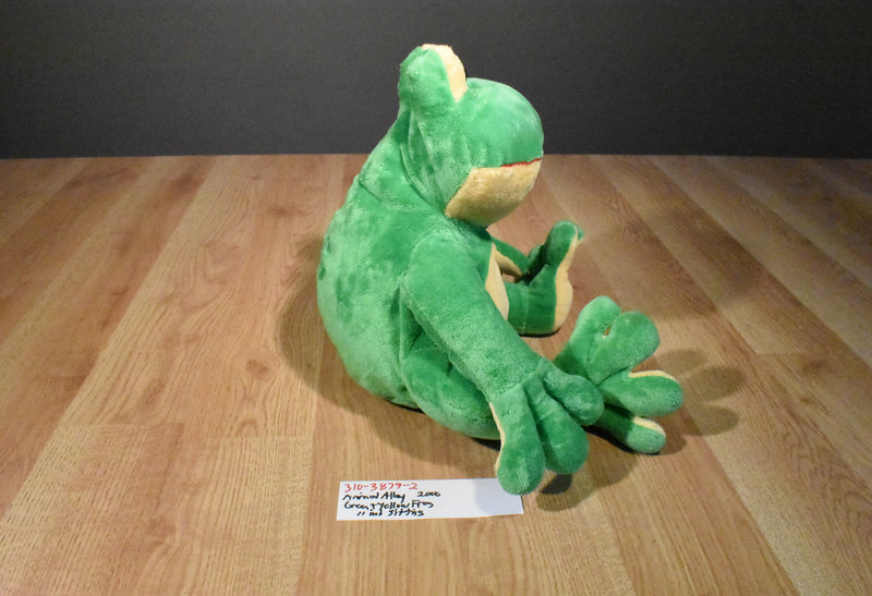 Animal Alley Green and Yellow Frog 2000 Plush