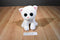 Ty Classic Pearl White Cat With Blue Eyes 2015 Beanbag Plush
