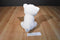 Ty Classic Pearl White Cat With Blue Eyes 2015 Beanbag Plush
