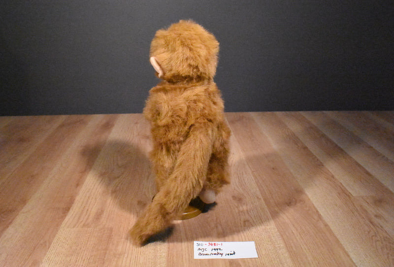 MJC Purr-fection Pete the Brown Monkey 1992 Plush