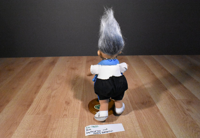 Russ Troll Aged To Perfection Grey Haired Plush