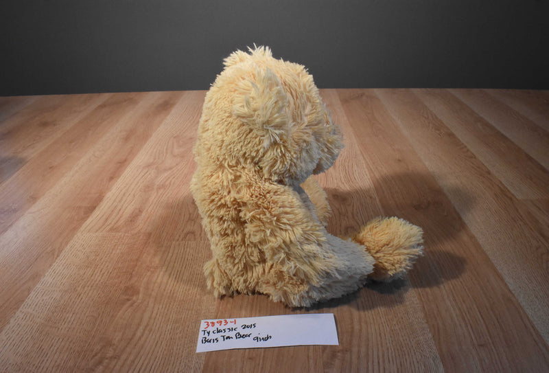 Ty Classic Boris Tan Teddy Bear 2015 Beanbag Plush